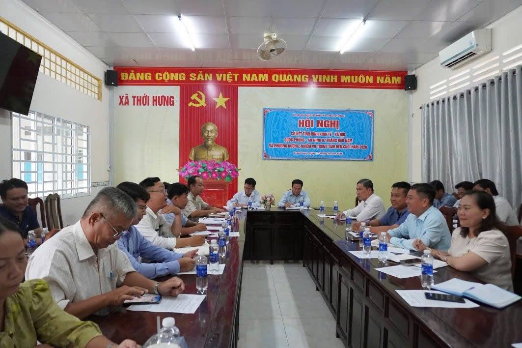 UBND XÃ THỚI HƯNG: QUYẾT LIỆT TRIỂN KHAI CÁC NHIỆM VỤ, GIẢI PHÁP NHỮNG THÁNG CUỐI NĂM, PHẤN ĐẤU HOÀN THÀNH CÁC CHỈ TIÊU NĂM 2026
