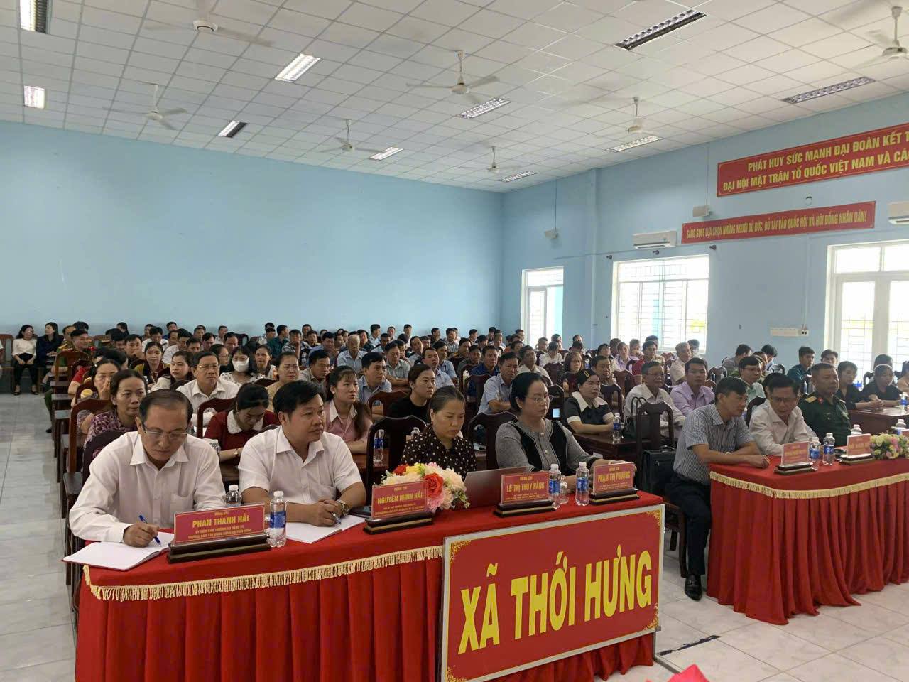 “XÃ THỚI HƯNG THAM DỰ HỘI NGHỊ TOÀN QUỐC NGHIÊN CỨU, HỌC TẬP, QUÁN TRIỆT VÀ TRIỂN KHAI THỰC HIỆN NGHỊ QUYẾT HỘI NGHỊ LẦN THỨ BA BAN CHẤP HÀNH TRUNG ƯƠNG ĐẢNG KHÓA XIV”
