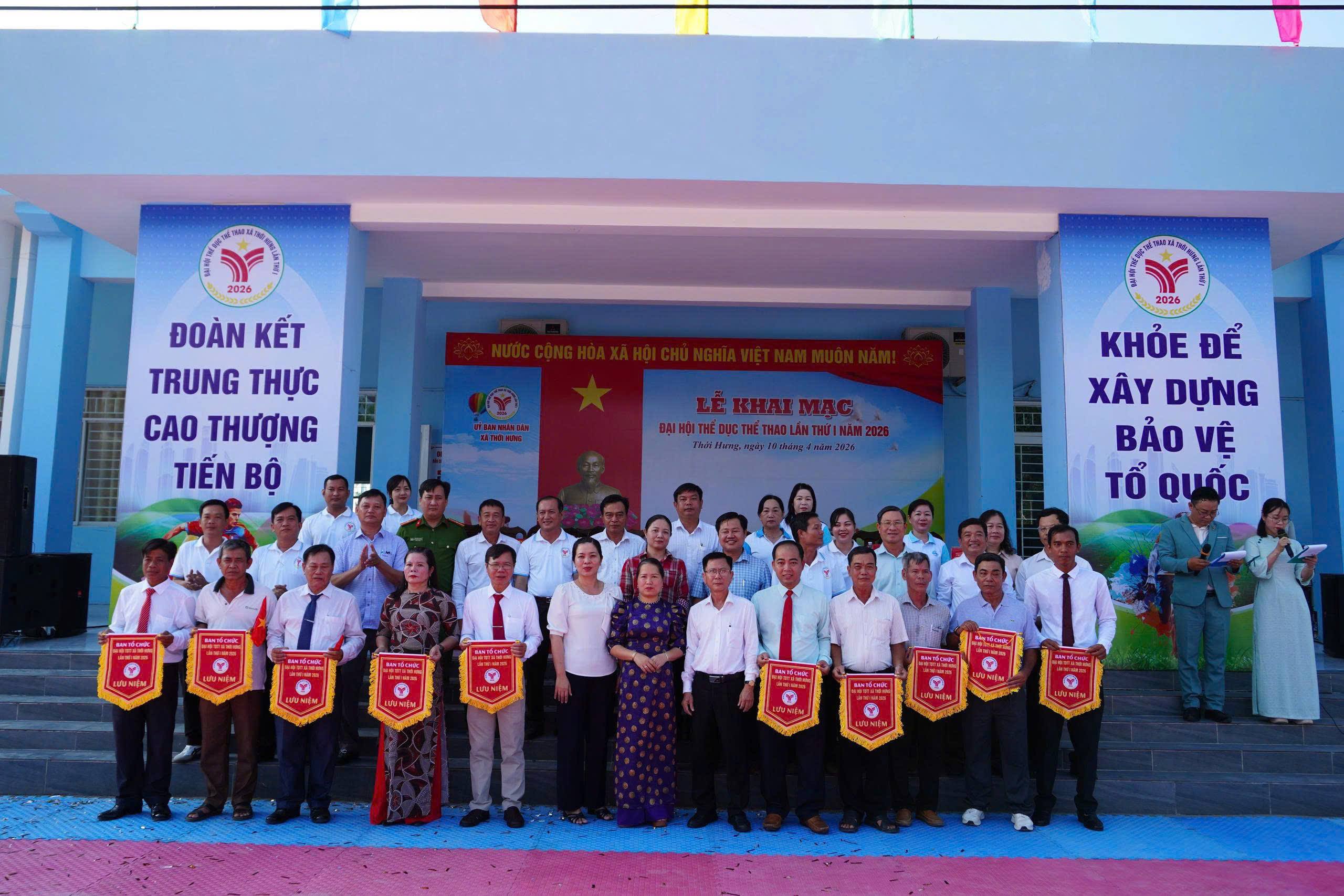“THỚI HƯNG TỔ CHỨC ĐẠI HỘI THỂ DỤC THỂ THAO LẦN THỨ I, NĂM 2026”