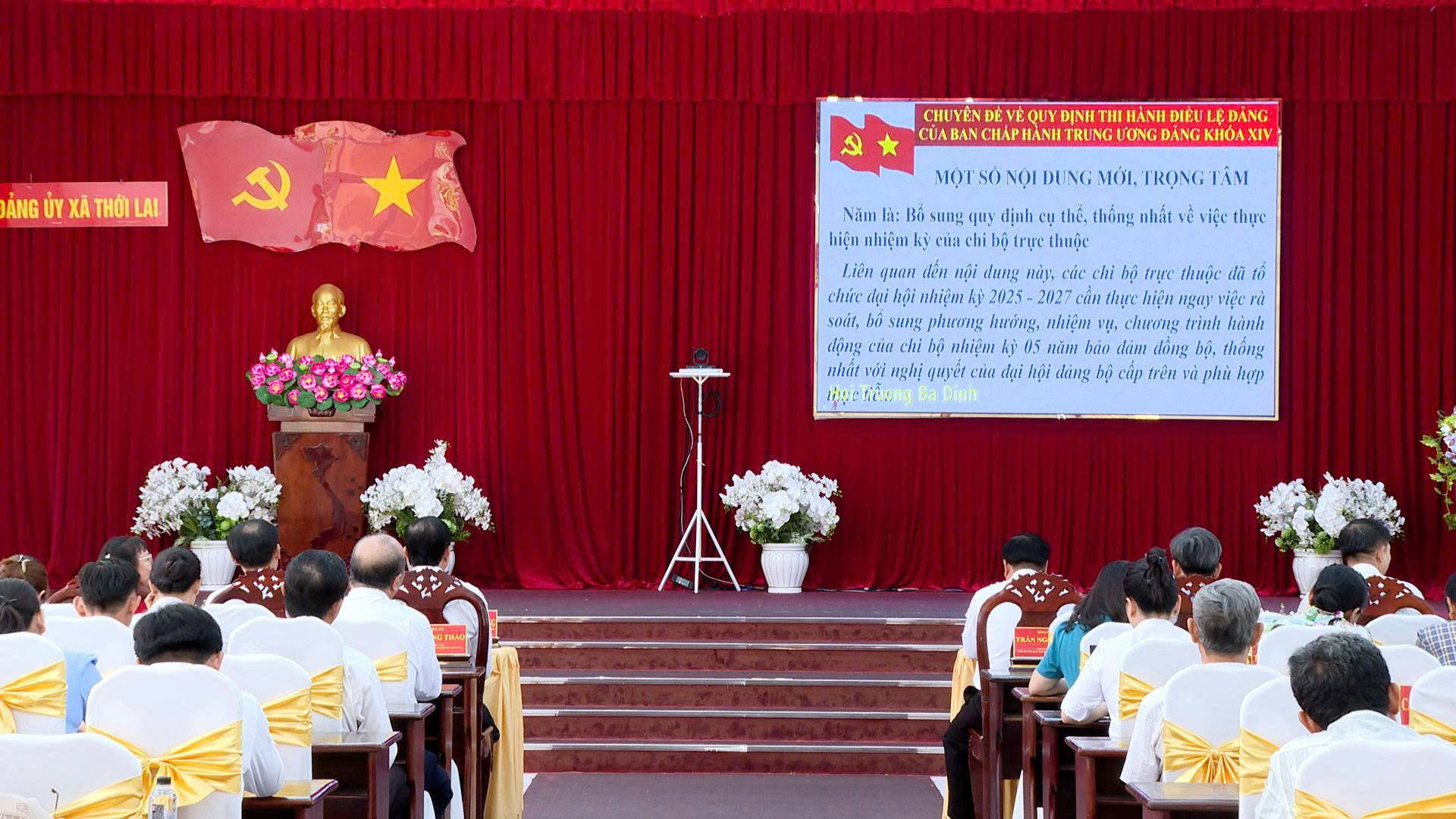 ĐẢNG ỦY XÃ THỚI LAI TỔ CHỨC KẾT NỐI TRỰC TUYẾN HỘI NGHỊ HỌC TẬP, QUÁN TRIỆT VÀ TRIỂN KHAI THỰC HIỆN NGHỊ QUYẾT HỘI NGHỊ LẦN THỨ HAI BAN CHẤP HÀNH TRUNG ƯƠNG ĐẢNG KHÓA XIV