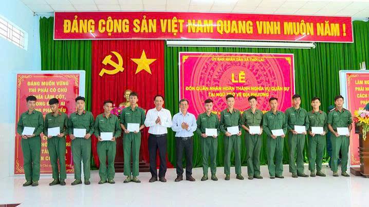 THỚI LAI - LỄ ĐÓN QUÂN NHÂN HOÀN THÀNH NGHĨA VỤ QUÂN SỰ TRỞ VỀ ĐỊA PHƯƠNG NĂM 2026
