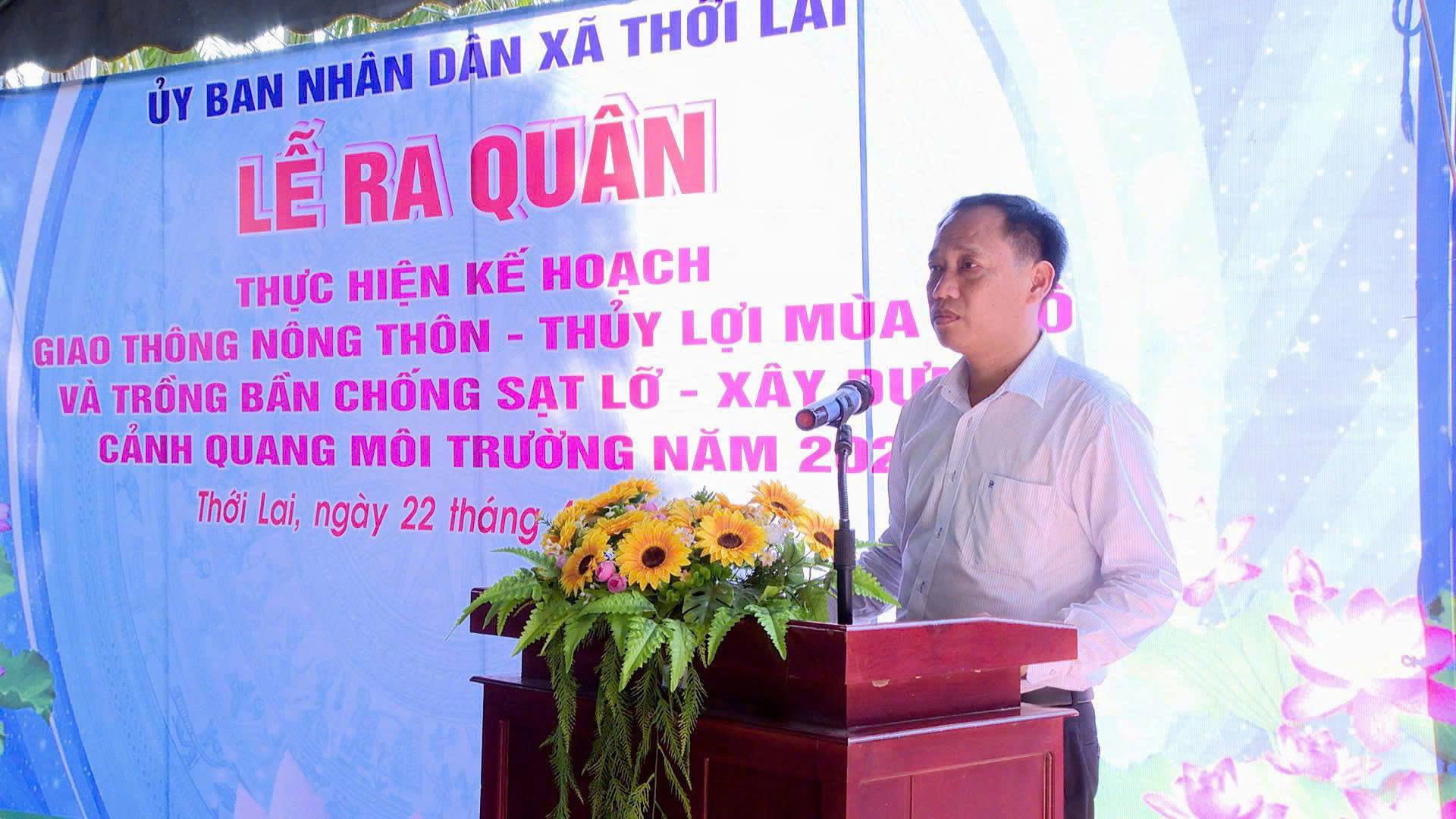 THỚI LAI RA QUÂN GIAO THÔNG NÔNG THÔN - THUỶ LỢI MÙA KHÔ NĂM 2026