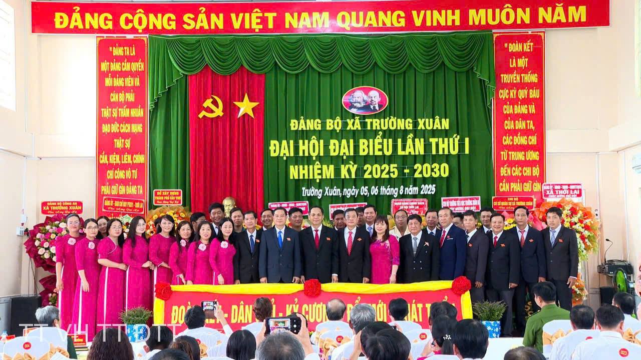 ĐẠI HỘI ĐẠI BIỂU ĐẢNG BỘ XÃ TRƯỜNG XUÂN LẦN THỨ I NHIỆM KỲ 2025-2030