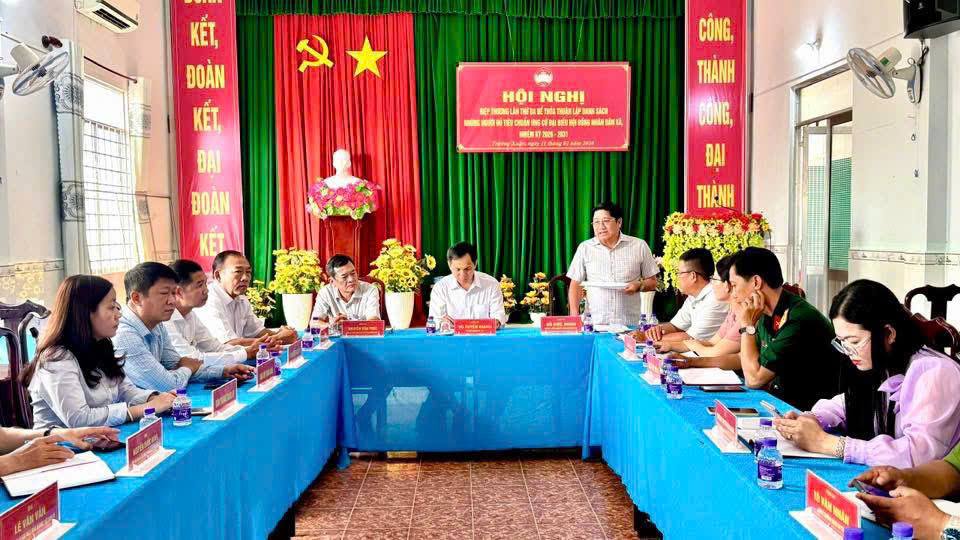 HỘI NGHỊ HIỆP THƯƠNG LẦN THỨ BA ĐỂ THỎA THUẬN LẬP DANH SÁCH NHỮNG NGƯỜI ĐỦ TIÊU CHUẨN ỨNG CỬ ĐẠI BIỂU HỘI ĐỒNG NHÂN DÂN XÃ NHIỆM KỲ 2026 - 2031