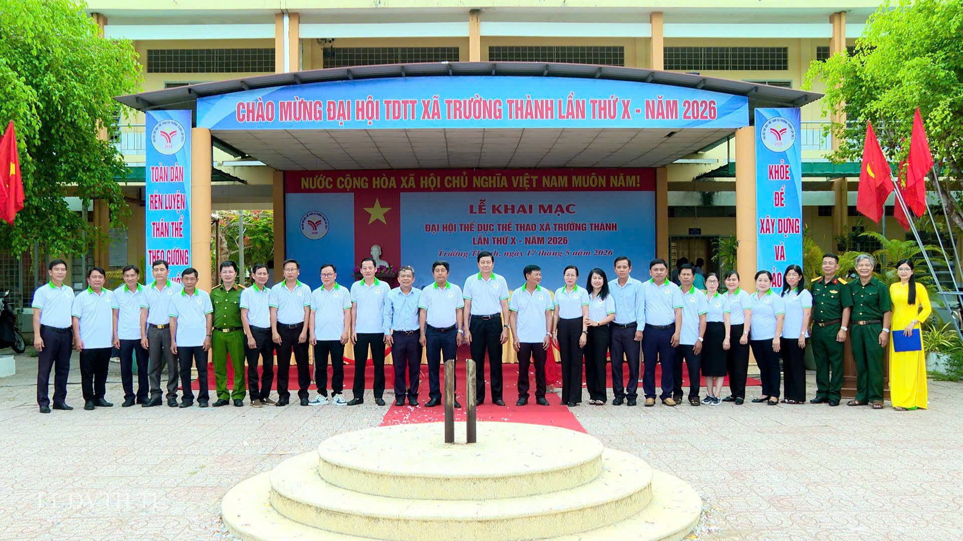 Xã Trường Thành long trọng tổ chức Đại hội Thể dục Thể thao xã Trường Thành lần thứ X, năm 2026