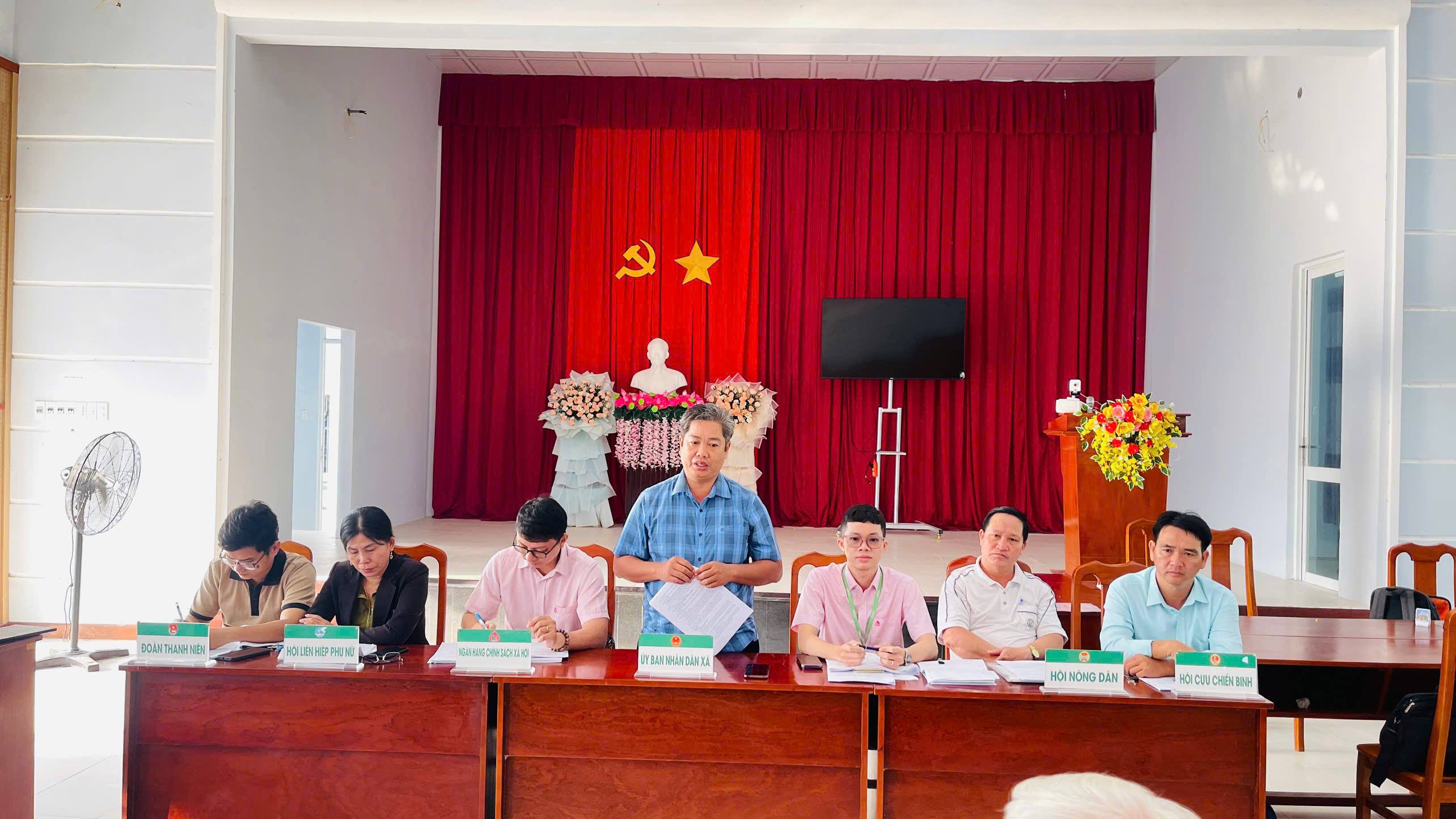 XÃ THẠNH AN TỔ CHỨC HỘI NGHỊ GIAO BAN NGÂN HÀNG CHÍNH SÁCH XÃ HỘI, CẬP NHẬT QUY ĐỊNH VÀ MỘT SỐ VĂN BẢN MỚI