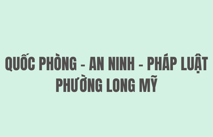 Công an phường Long Mỹ họp Hội đồng xét tuyển Tổ bảo vệ ANTT