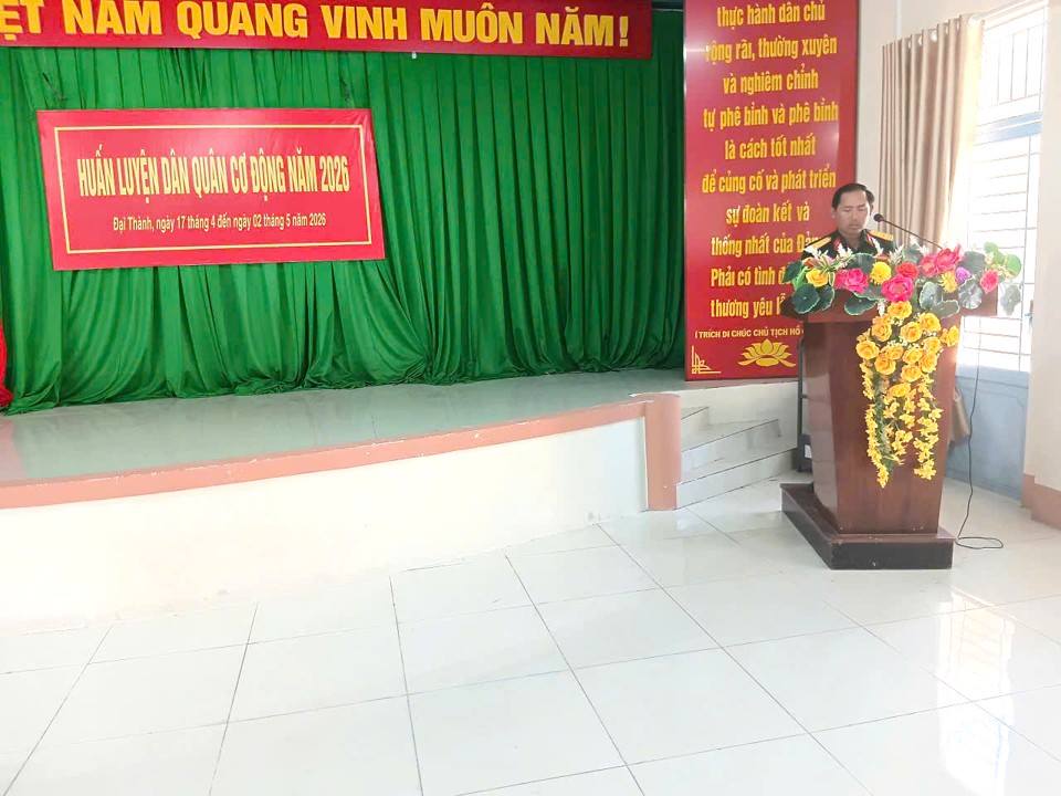 TĂNG CƯỜNG HUẤN LUYỆN, NÂNG CAO KHẢ NĂNG SẴN SÀNG CHIẾN ĐẤU CỦA DÂN QUÂN CƠ ĐỘNG NĂM 2026
