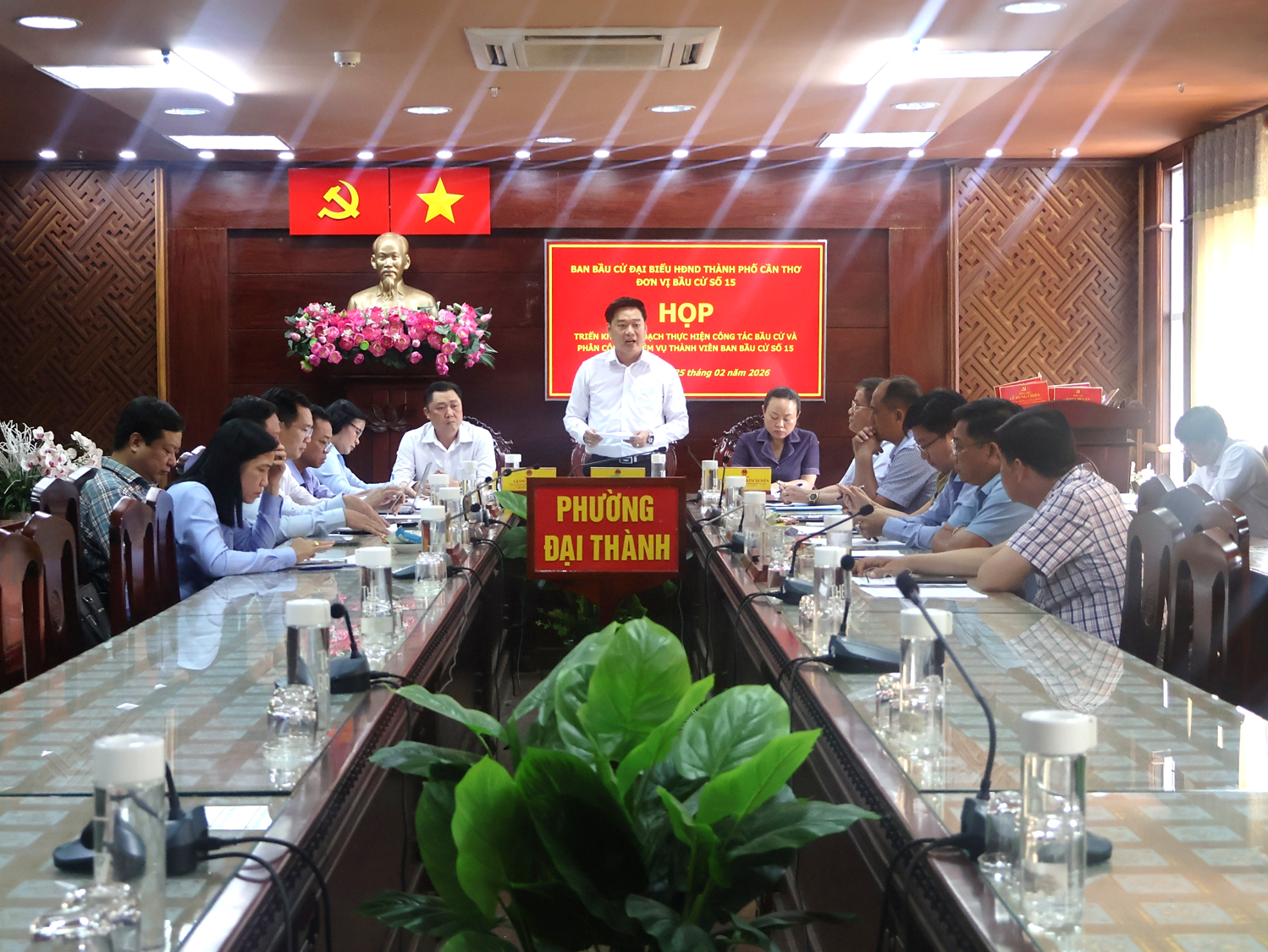 BAN BẦU CỬ SỐ 15 - TRIỂN KHAI NHIỆM VỤ  TẠI PHƯỜNG ĐẠI THÀNH