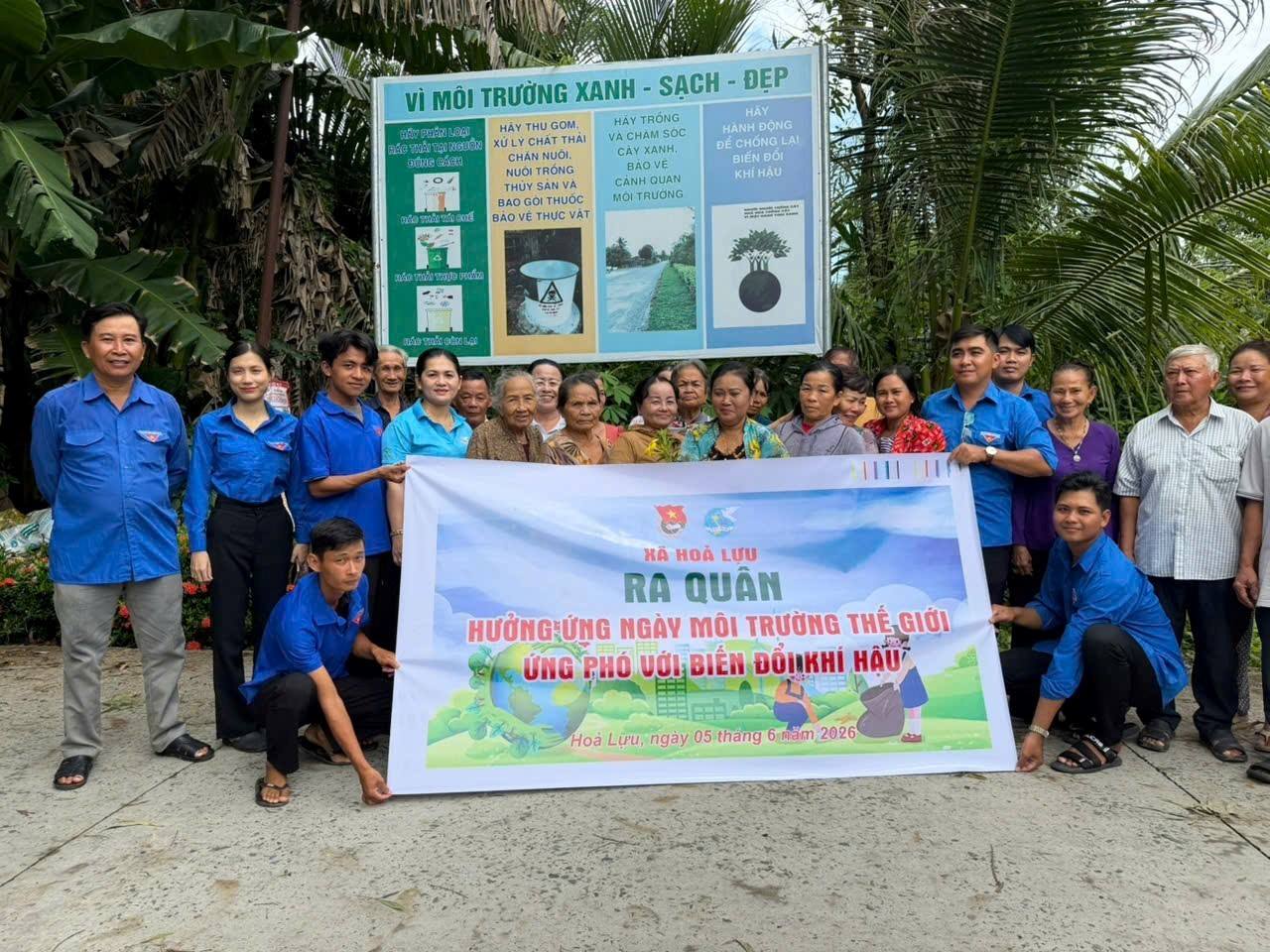 ĐOÀN THANH NIÊN XÃ HỎA LỰU HƯỞNG ỨNG CHIẾN DỊCH THANH NIÊN TÌNH NGUYỆN HÈ NĂM 2026