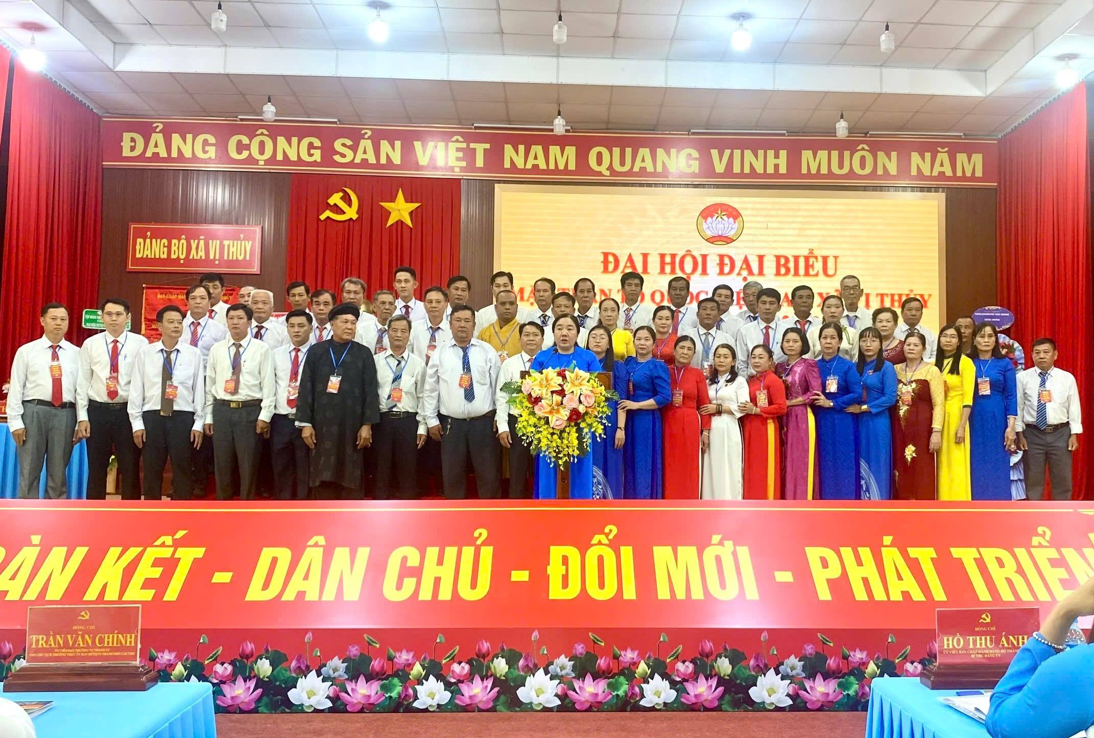 Đại hội đại biểu MTTQ Việt Nam xã Vị Thuỷ, nhiệm kỳ 2025 – 2030 thành công tốt đẹp