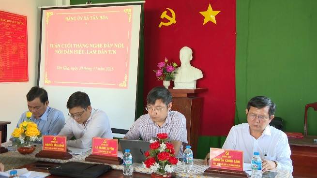 TÂN HÒA LẮNG NGHE Ý KIẾN NHÂN DÂN