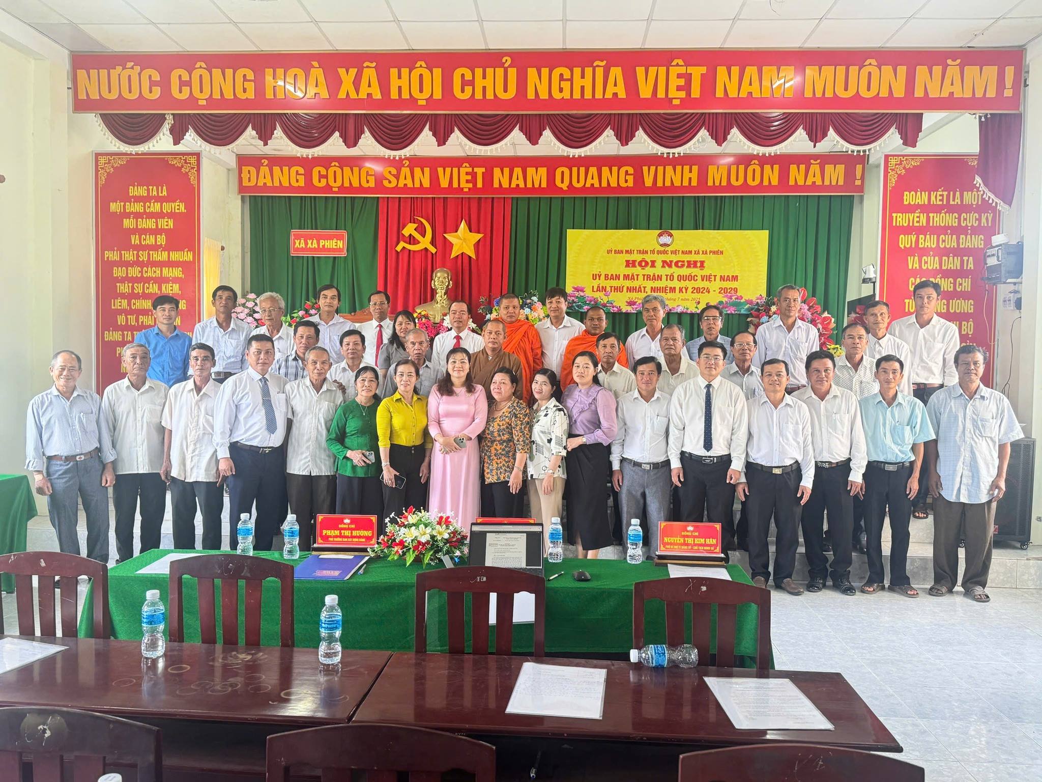 HỘI NGHỊ ỦY BAN MẶT TRẬN TỔ QUỐC VIỆT NAM XÃ XÀ PHIÊN LẦN THỨ NHẤT, NHIỆM KỲ 2024–2029