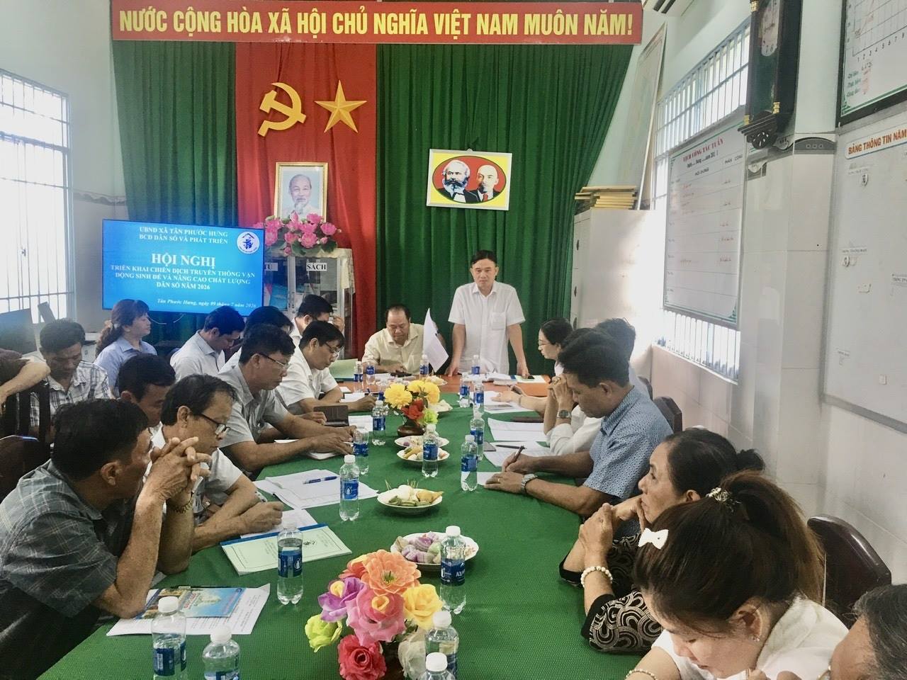 Tân Phước Hưng triển khai chiến dịch truyền thông vận động sinh đẻ và nâng cao chất lượng dân số năm 2026