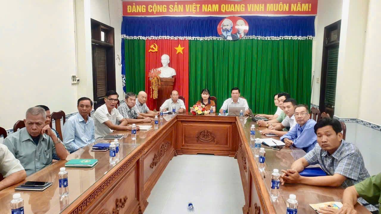 UỶ BAN MTTQ VIỆT NAM XÃ TÂN PHƯỚC HƯNG: THAM DỰ HỘI NGHỊ TRỰC TUYẾN TẬP HUẤN CÔNG TÁC BẦU CỬ