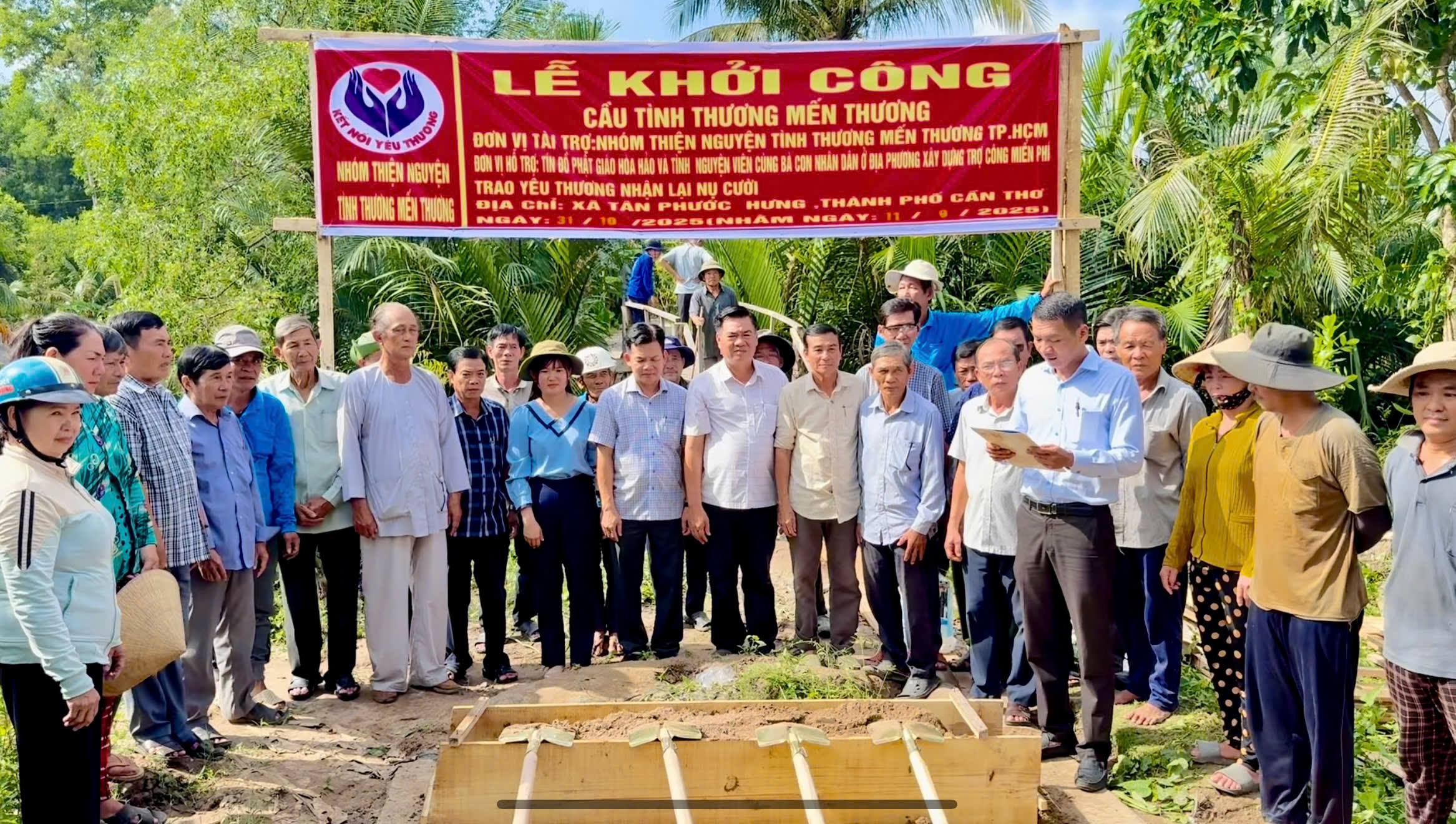 Lễ khởi công xây dựng cầu Kênh 6 Đùi