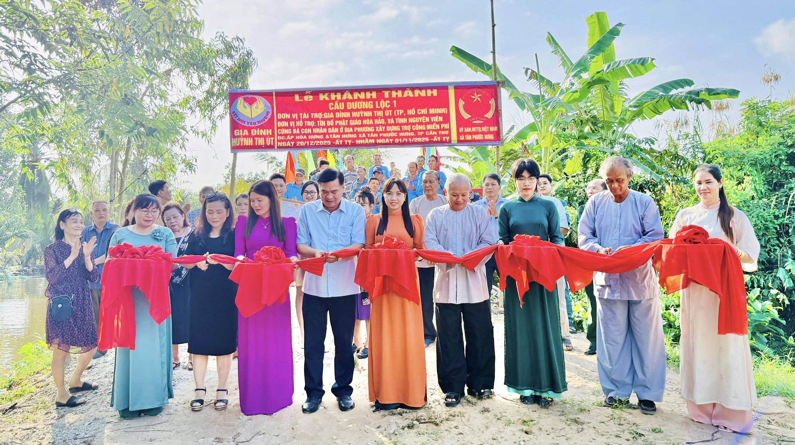 KHÁNH THÀNH CẦU DƯƠNG LỘC 1 (KÊNH 10 NỐP)