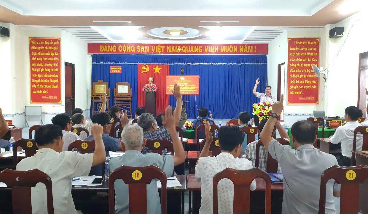Tân Phước Hưng tổ chức Hội nghị hiệp thương lần thứ ba, ứng cử đại biểu Hội đồng nhân dân