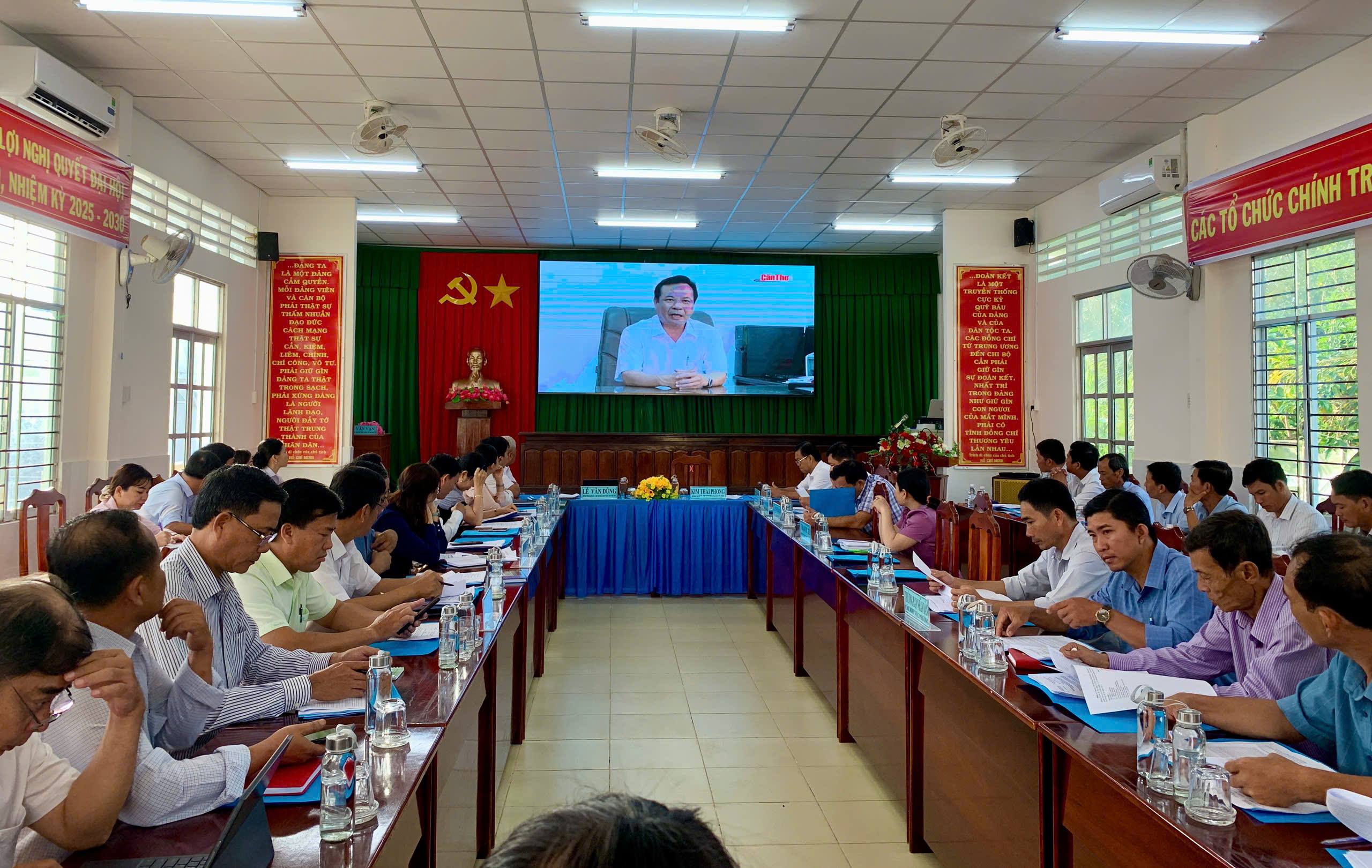 Ủy ban nhân dân phường Mỹ Quới tổ chức Hội nghị sơ kết nhiệm vụ kinh tế - xã hội năm 2025