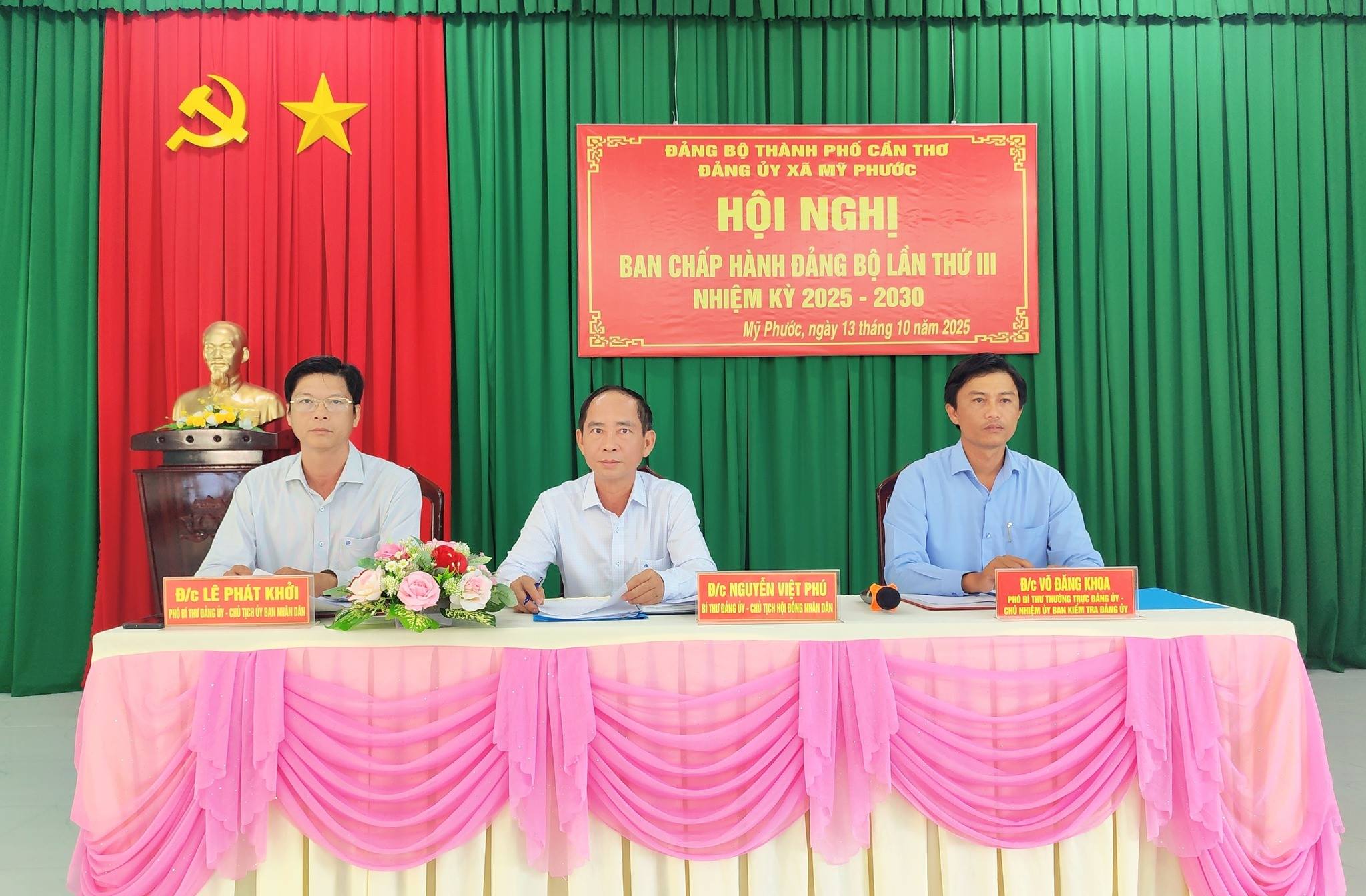 HỘI NGHỊ BAN CHẤP HÀNH ĐẢNG BỘ XÃ MỸ PHƯỚC