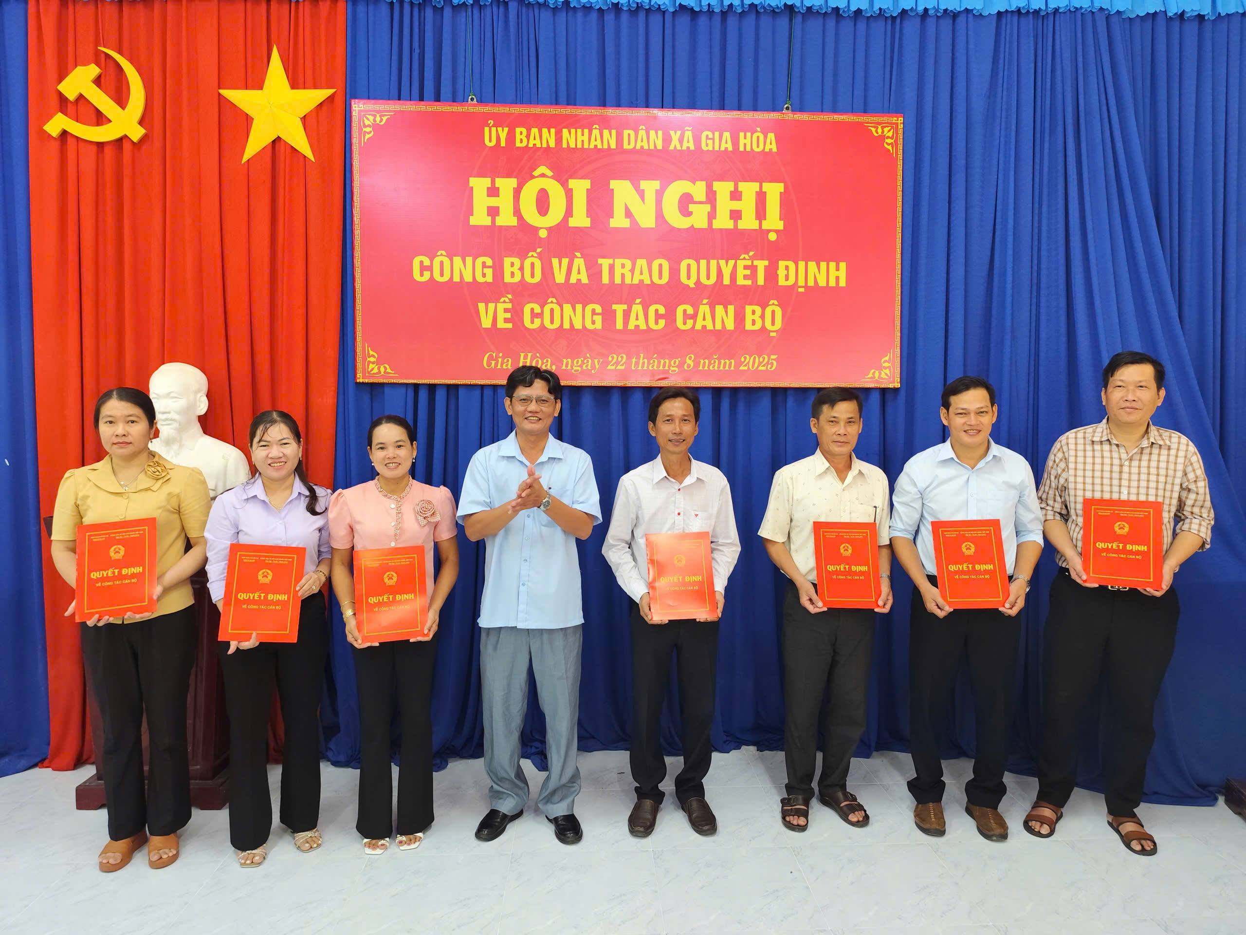Hội nghị Công bố Quyết định về công tác cán bộ