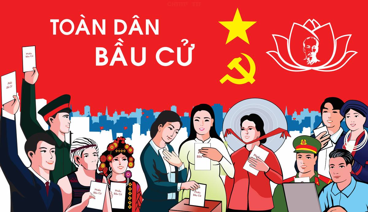 Thông báo trụ sở làm việc của Uỷ ban bầu cử xã Đại Ngãi. 