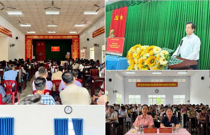 XÃ TÂN THẠNH KHAI MẠC LỚP BỒI DƯỠNG, TẬP HUẤN LÝ LUẬN CHÍNH TRỊ HÈ NĂM 2026