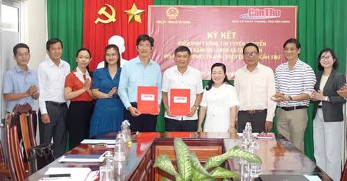 Long Phú, Tân Thạnh và Mỹ Phước hợp tác tuyên truyền với Báo và Phát thanh, Truyền hình Cần Thơ