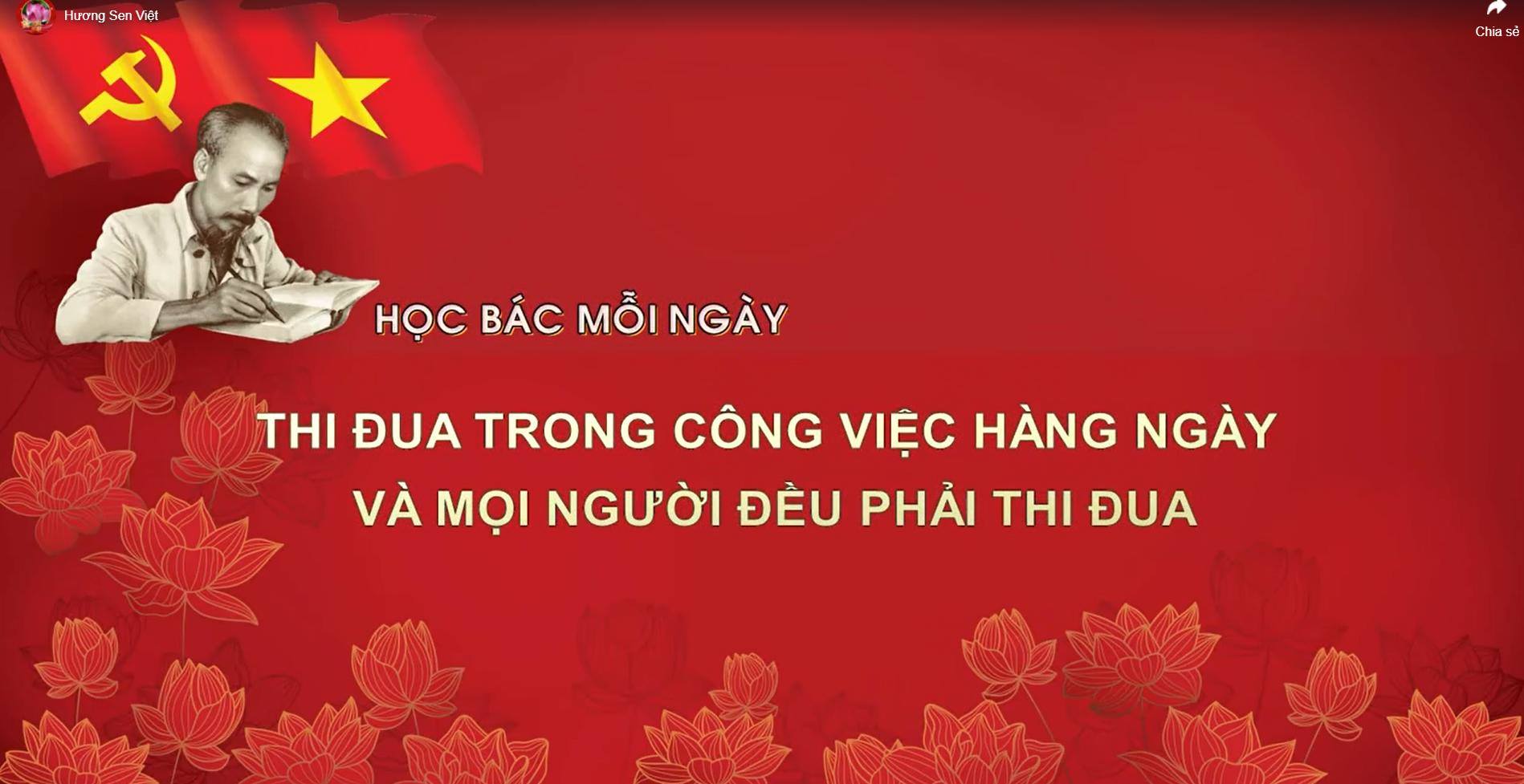 Học Bác mỗi ngày: Thi đua trong công việc hàng ngày và mọi người đều phải thi đua