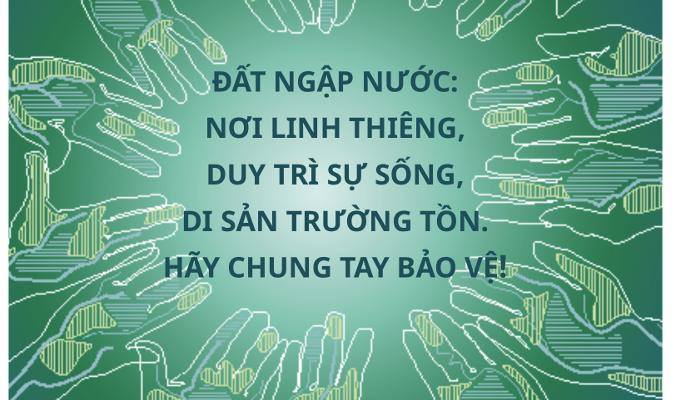 HƯỞNG ỨNG NGÀY ĐẤT NGẬP NƯỚC THẾ GIỚI NĂM 2026