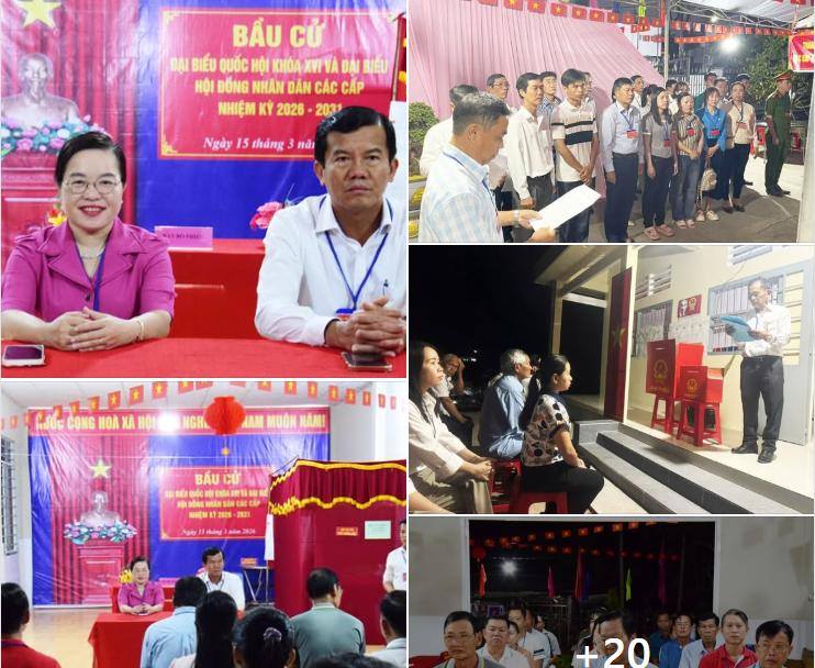 XÃ TÂN THẠNH ĐỒNG LOẠT KHAI MẠC CUỘC BẦU CỬ ĐẠI BIỂU QUỐC HỘI KHOÁ XVI VÀ ĐẠI BIỂU HỘI ĐỒNG NHÂN DÂN CÁC CẤP NHIỆM KỲ 2026 - 2031
