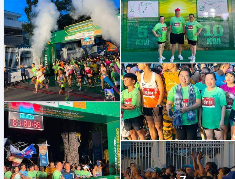 Bí thư Đảng ủy xã Tân Thạnh cùng cán bộ, Nhân dân hưởng ứng Giải Vietcombank Mekong Delta Cross Country Marathon năm 2026