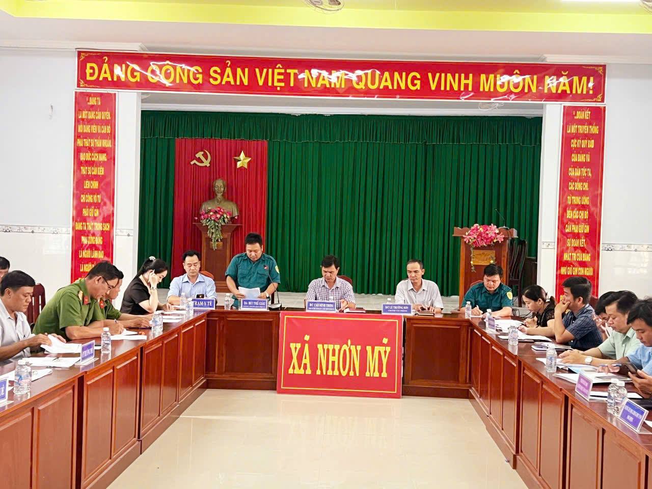 Họp Hội đồng nghĩa vụ quân sự thông báo kết quả khám sơ tuyển sức khỏe NVQS năm 2026