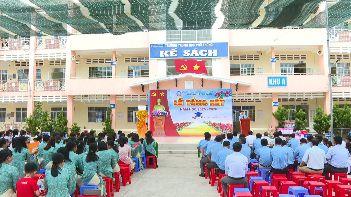 Trường THPT Kế Sách tổng kết năm học 2025 – 2026