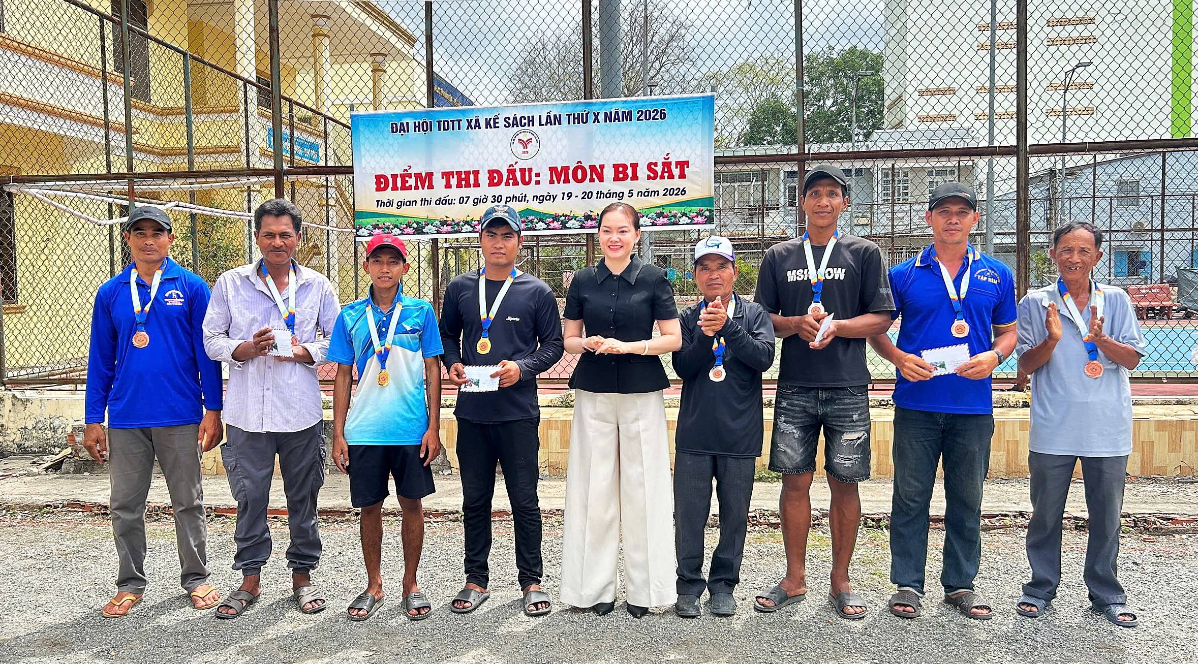 Giải bi sắt Đại hội Thể dục - Thể thao xã Kế Sách X năm 2026