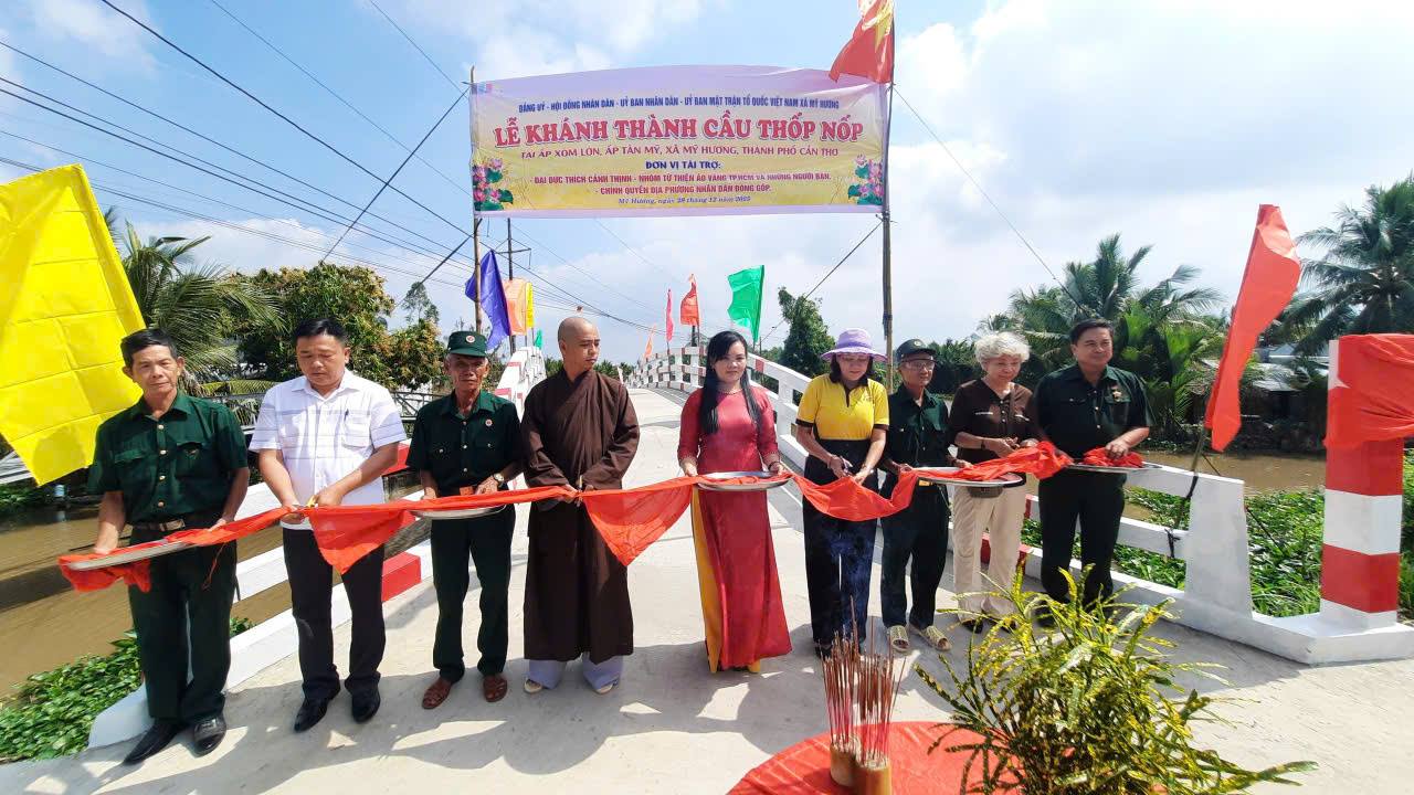 KHÁNH THÀNH CẦU THỐP NỐP – NIỀM VUI CỦA NGƯỜI DÂN XÃ MỸ HƯƠNG