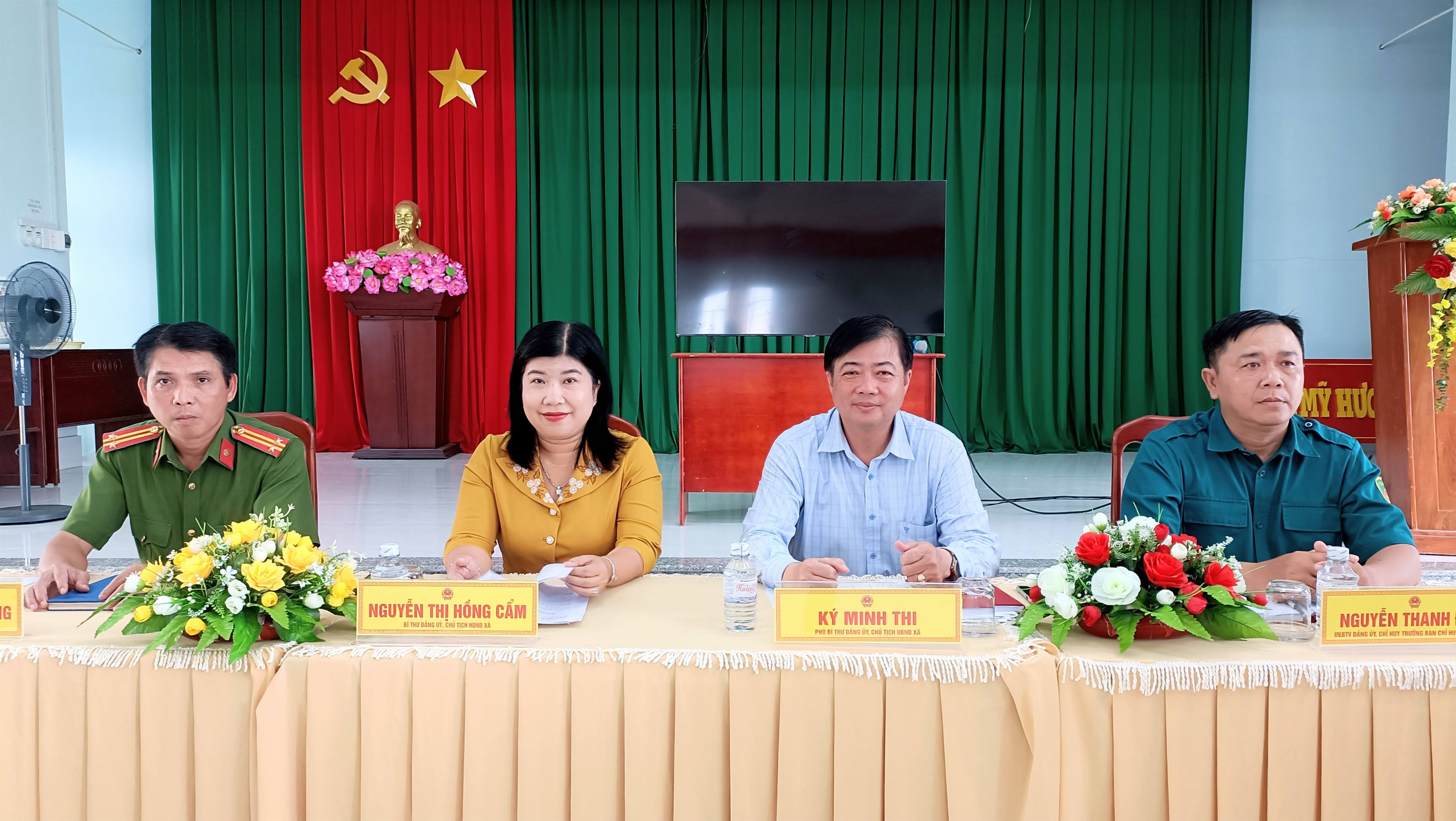 UBND XÃ MỸ HƯƠNG HỘI NGHỊ GIAO BAN CÔNG TÁC PHỐI HỢP THỰC HIỆN NGHỊ ĐỊNH SỐ 03/2019/NĐ-CP THÁNG 11 NĂM 2025