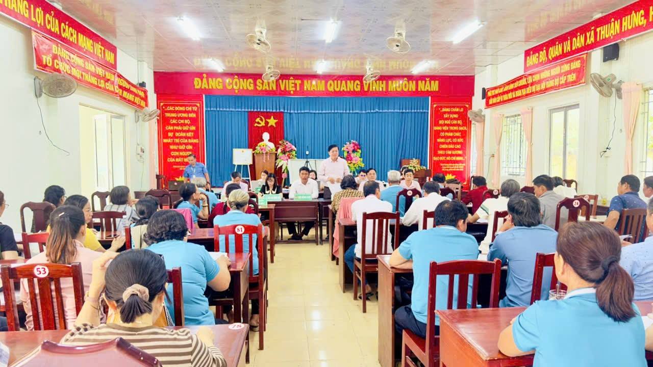 CHỦ TỊCH UBND XÃ MỸ HƯƠNG DỰ HỌP GIAO BAN NGÂN HÀNG CHÍNH SÁCH XÃ HỘI (NHCSXH) THÁNG ĐẦU NĂM 2026