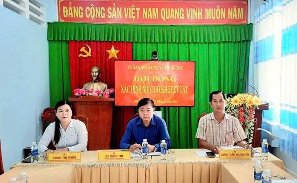 HỘI ĐỒNG XÁC ĐỊNH MỨC ĐỘ KHUYẾT TẬT XÃ MỸ HƯƠNG,  HỌP XÉT ĐỐI TƯỢNG KHUYẾT TẬT TRÊN ĐỊA BÀN XÃ