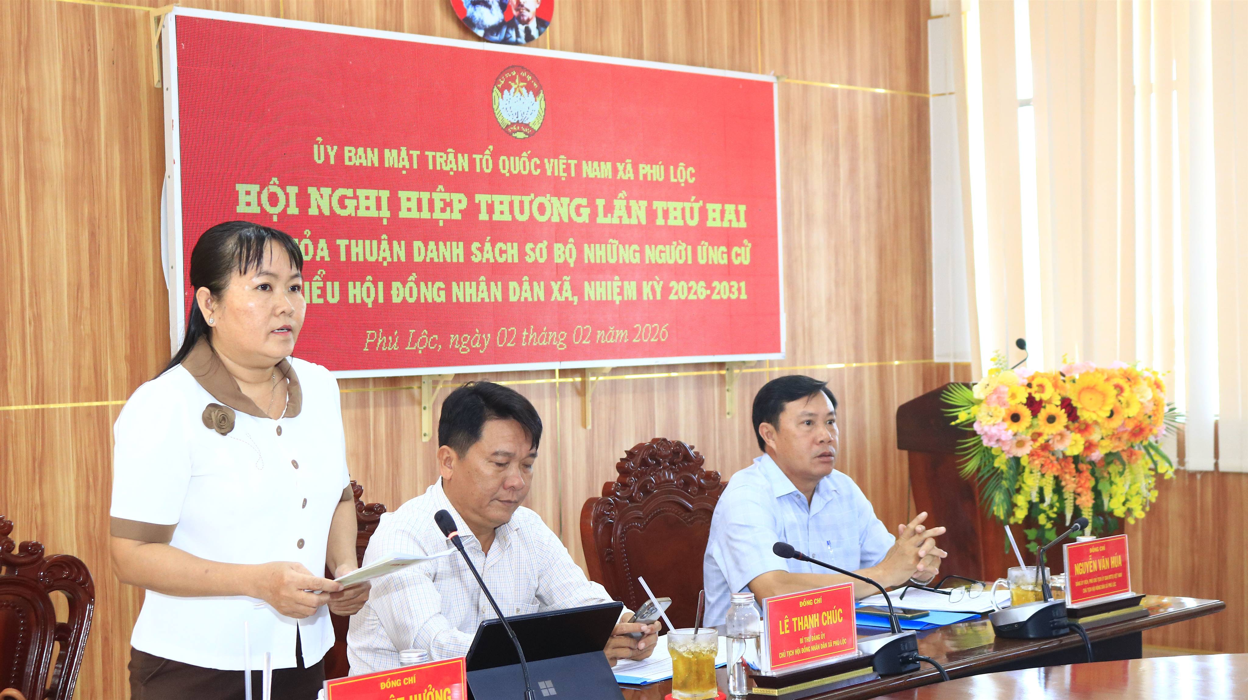 XÃ PHÚ LỘC – HỘI NGHỊ HIỆP THƯƠNG LẦN THỨ HAI