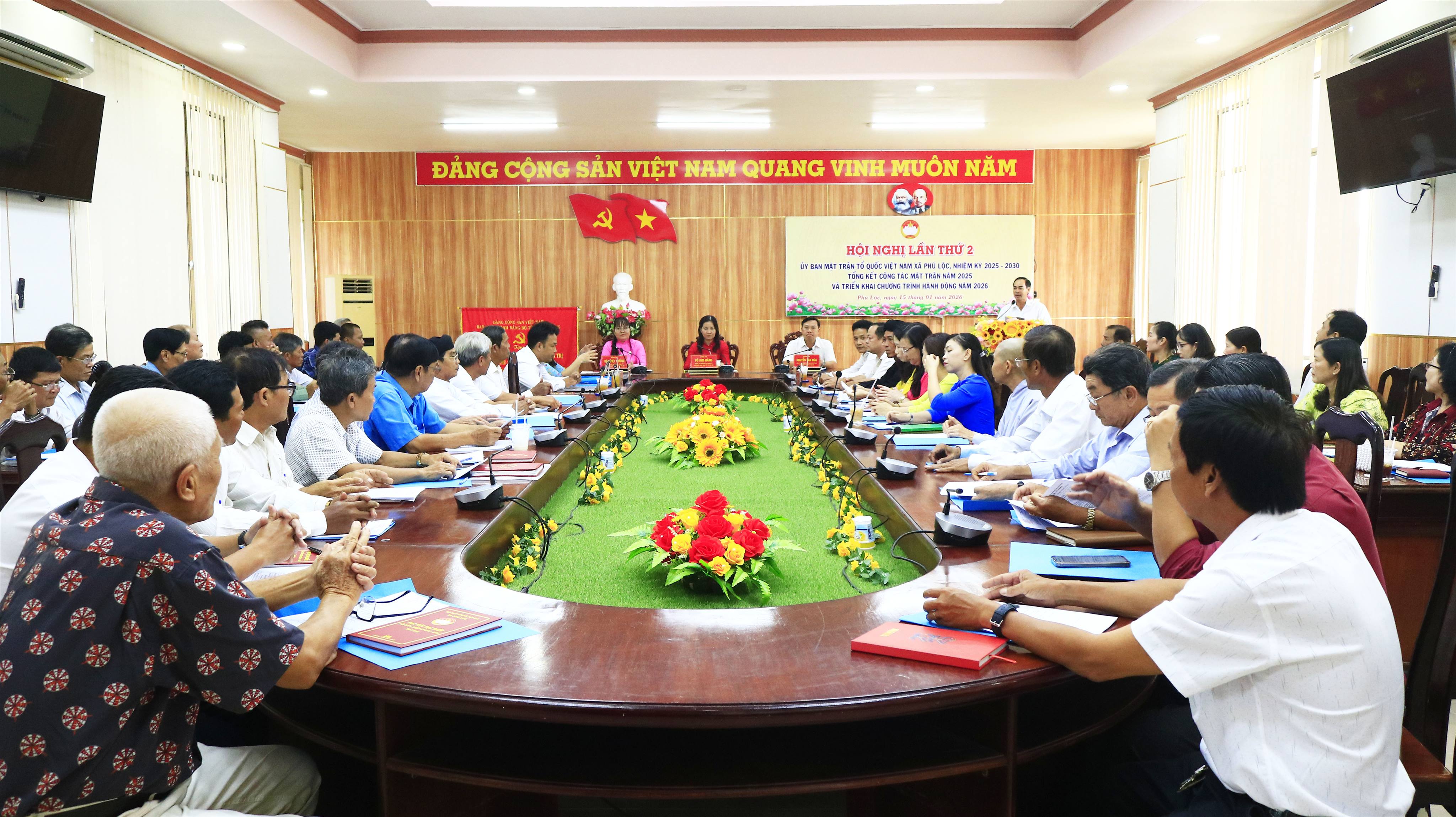 HỘI NGHỊ ỦY BAN MTTQ VIỆT NAM XÃ PHÚ LỘC LẦN THỨ II, NHIỆM KỲ 2025-2030