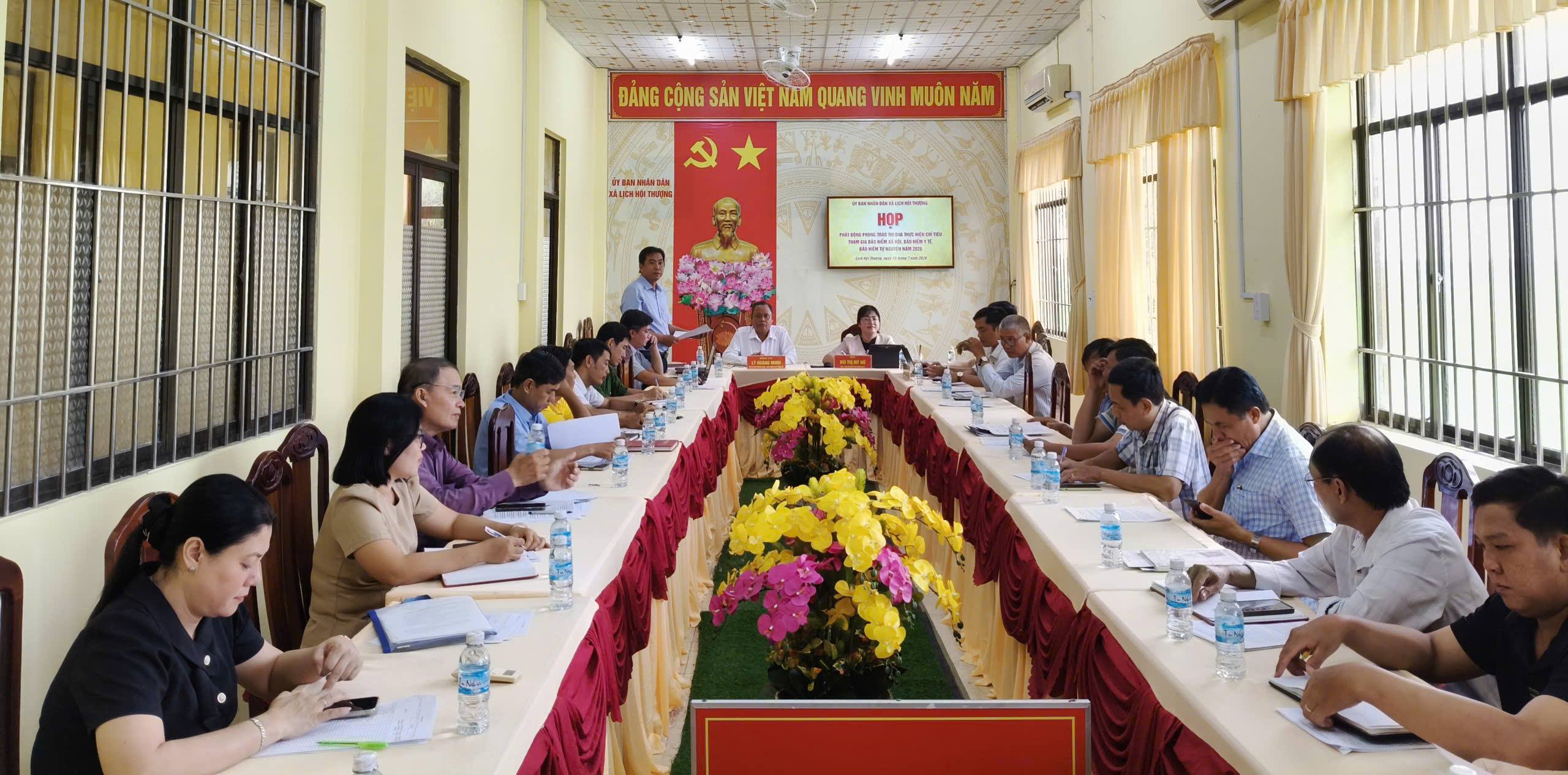 PHÁT ĐỘNG PHONG TRÀO THI ĐUA THỰC HIỆN CHỈ TIÊU THAM GIA BẢO HIỂM XÃ HỘI, BẢO HIỂM Y TẾ, BẢO HIỂM TỰ NGUYỆN NĂM 2026