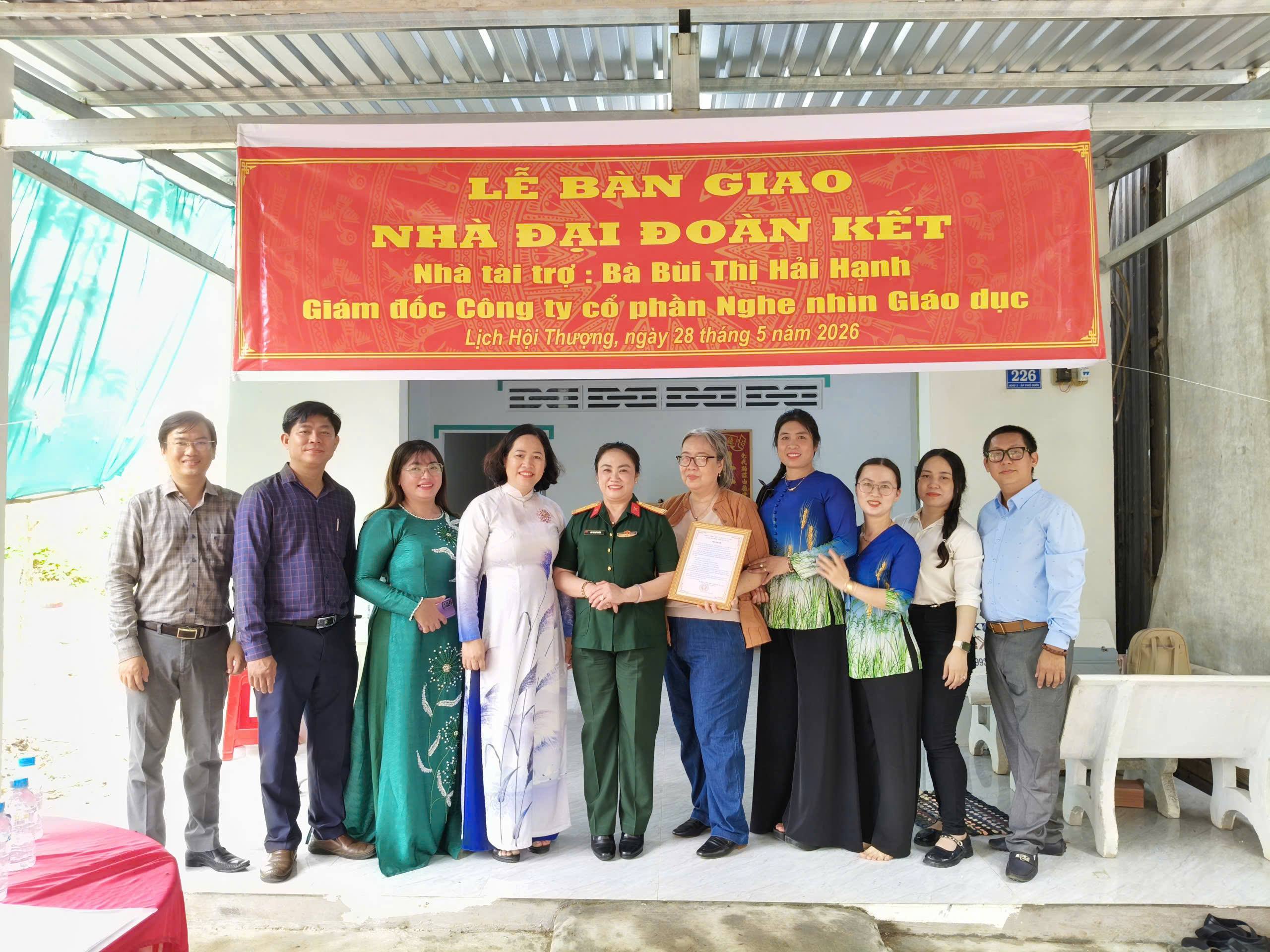 XÃ LỊCH HỘI THƯỢNG TỔ CHỨC LỄ BÀN GIAO NHÀ ĐẠI ĐOÀN KẾT NĂM 2026