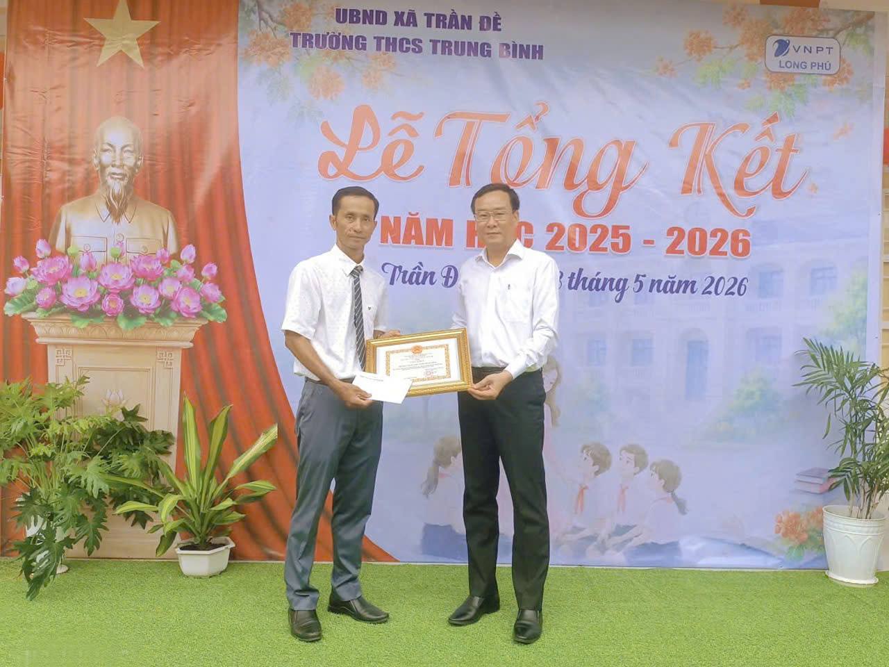 Trường Trung học cơ sở Trung Bình tổng kết năm học 2025-2026