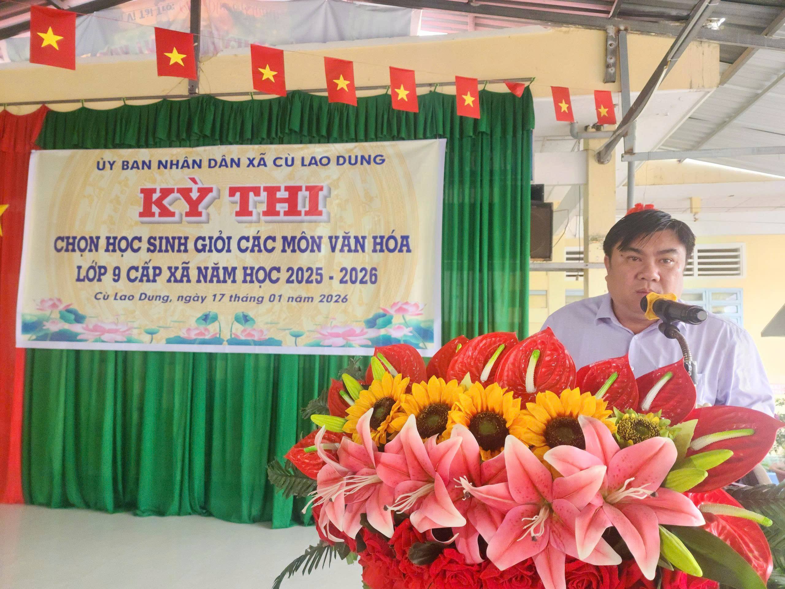 Kỳ thi chọn học sinh giỏi các môn văn hóa lớp 9 cấp xã diễn ra thành công tốt đẹp