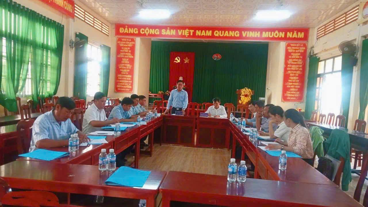 Khảo sát công tác phòng, chống thiên tai trên địa bàn xã Cù Lao Dung
