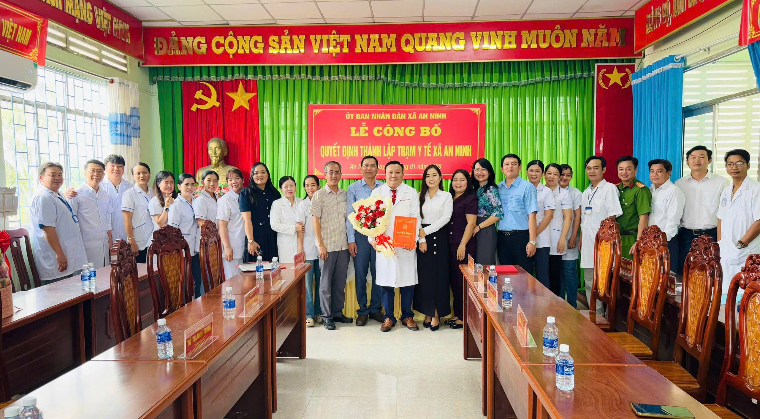 Hội nghị công bố Quyết định thành lập Trạm Y tế xã An Ninh