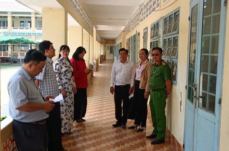 Khảo sát các khu vực bỏ phiếu bầu cử đại biểu Quốc hội khóa XVI và đại biểu HĐND các cấp nhiệm kỳ 2026 – 2031 trên địa bàn xã An Ninh