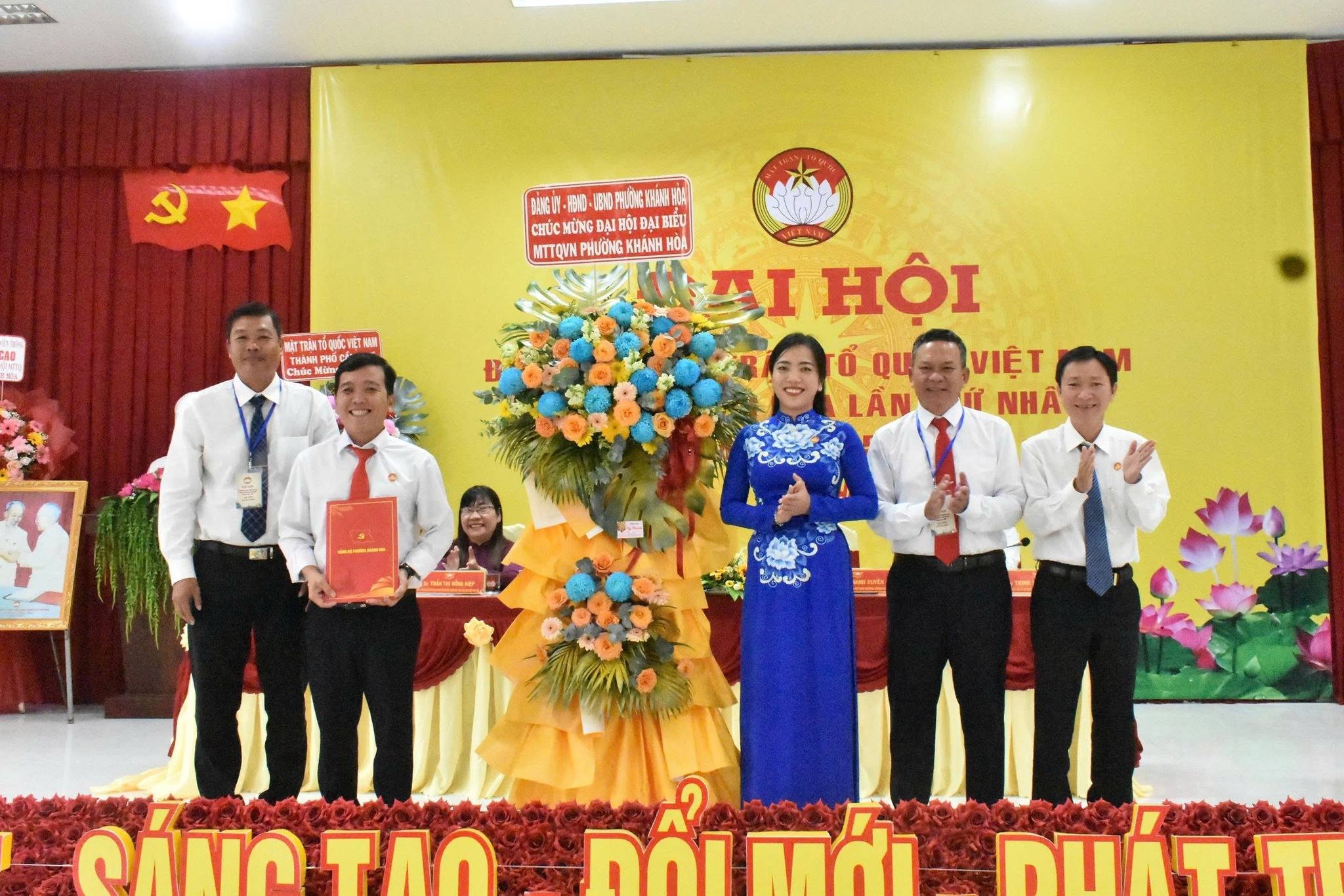 ĐẠI HỘI ĐẠI BIỂU MẶT TRẬN TỔ QUỐC VIỆT NAM PHƯỜNG KHÁNH HÒA LẦN THỨ NHẤT, NHIỆM KỲ 2025 - 2030: ĐOÀN KẾT - SÁNG TẠO - ĐỔI MỚI - PHÁT TRIỂN
