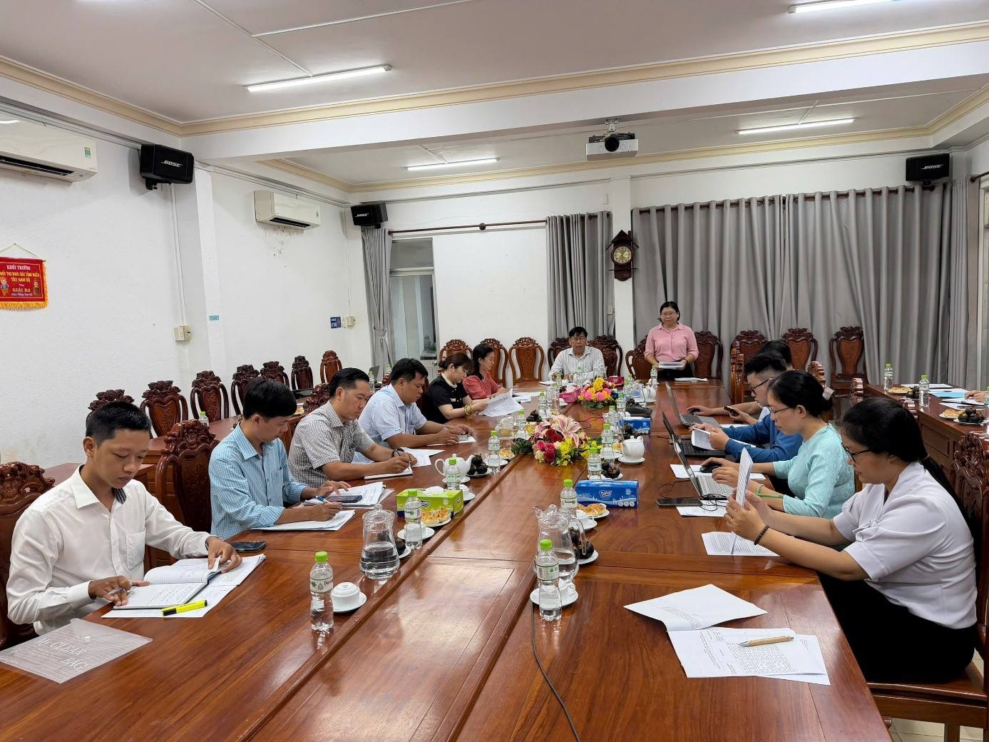 Sở Tài chính tiếp và làm việc với Đoàn kiểm tra công tác kiểm soát thủ tục hành chính của thành phố năm 2026